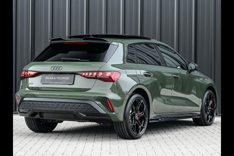 Audi A3 Sportback 45 TFSI e S edition 272pk Competition | Panoramadak | 5 jr garantie | Ambiance interieur | Active Cruise | Sonos Sound | S-Seats + Memory | Head-Up | Camera | Stoelverwarming | Keyless