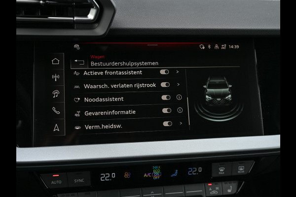 Audi A3 Sportback 45 TFSI e S edition 272pk Competition | Panoramadak | 5 jr garantie | Ambiance interieur | Active Cruise | Sonos Sound | S-Seats + Memory | Head-Up | Camera | Stoelverwarming | Keyless