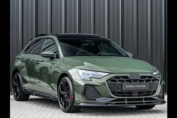 Audi A3 Sportback 45 TFSI e S edition 272pk Competition | Panoramadak | 5 jr garantie | Ambiance interieur | Active Cruise | Sonos Sound | S-Seats + Memory | Head-Up | Camera | Stoelverwarming | Keyless