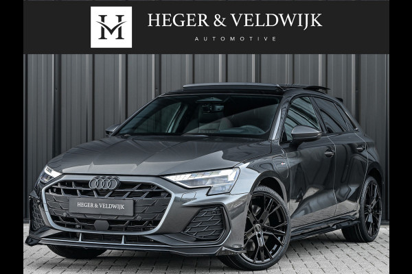 Audi A3 Sportback 45 TFSI e 272pk S edition Competition | Panoramadak | Ambiance interieur | Active Cruise | Sonos Sound | S-Seats + Memory | Head-Up | Camera | Stoelverwarming | Keyless