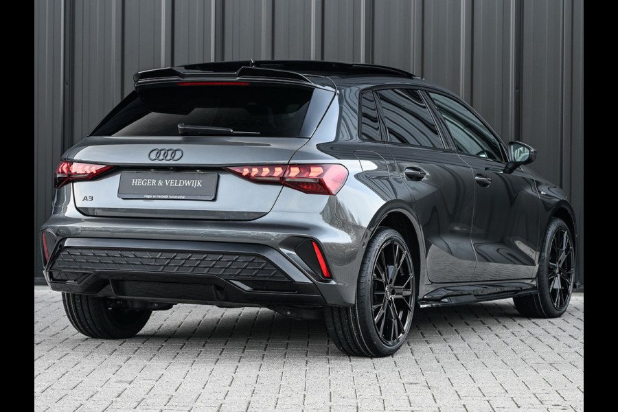 Audi A3 Sportback 45 TFSI e 272pk S edition Competition | Panoramadak | Ambiance interieur | Active Cruise | Sonos Sound | S-Seats + Memory | Head-Up | Camera | Stoelverwarming | Keyless