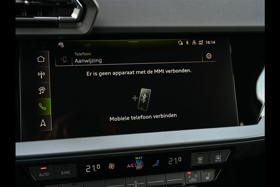 Audi A3 Sportback 45 TFSI e 272pk S edition Competition | Panoramadak | Ambiance interieur | Active Cruise | Sonos Sound | S-Seats + Memory | Head-Up | Camera | Stoelverwarming | Keyless