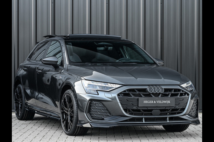Audi A3 Sportback 45 TFSI e 272pk S edition Competition | Panoramadak | Ambiance interieur | Active Cruise | Sonos Sound | S-Seats + Memory | Head-Up | Camera | Stoelverwarming | Keyless