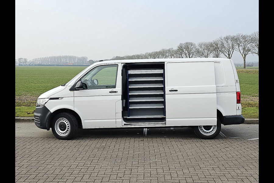 Volkswagen Transporter 2.0 TDI T6.1 L2H1 2xZijdeur Automaat 150Pk ACC Navi Euro6 Navi 3-Zits Wp-Inrichting!