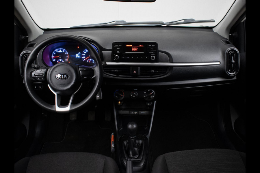 Kia Picanto 1.0 CVVT EconomyPlusLine Sport (AIRCO,BLUETOOTH,LED,LAGE KM STAND,BLACK/WHITE EDITION,SPORTSTOELEN,NETTE STAAT)