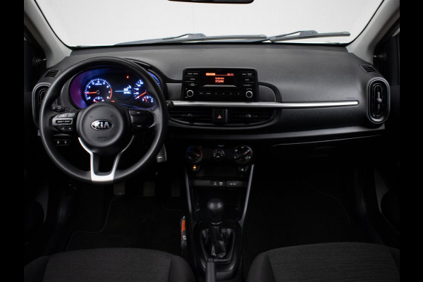 Kia Picanto 1.0 CVVT EconomyPlusLine Sport (AIRCO,BLUETOOTH,LED,LAGE KM STAND,BLACK/WHITE EDITION,SPORTSTOELEN,NETTE STAAT)