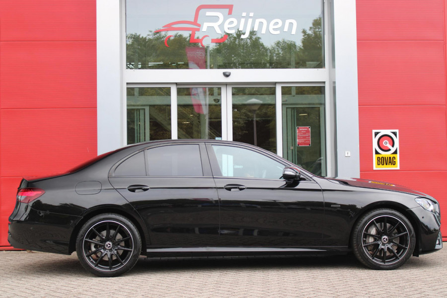 Mercedes-Benz E-Klasse 300e 320PK BUSINESS SOLUTION AMG NIGHT EDITION | MULTISPAAKS AMG VELGEN | 360° CAMERA | | TREKHAAK | MULTIBEAM MATRIX LED KOPLAMPEN | LED ACHTERLICHTEN | ELEKTRISCH VERSTELBARE VOORSTOELEN MET GEHEUGEN FUNCTIE |  ALCANTARA / KUNSTLEDEREN BEKLEDING | VOORSTOELEN VERWARMBAAR | FULL MAP MBUX AUGMENTED REALITY NAVIGATIE | VERKEERSLICHTWEERGAVE | APPLE CARPLAY / ANDROID AUTO | SFEERVERLICHTING | ELEKTRONIC CLIMATE CONTROL |