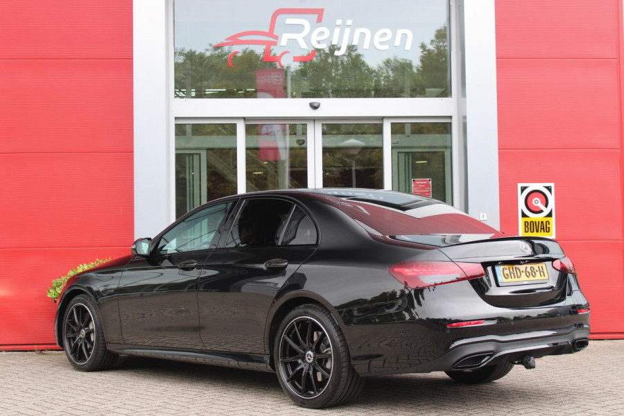 Mercedes-Benz E-Klasse 300e 320PK BUSINESS SOLUTION AMG NIGHT EDITION | MULTISPAAKS AMG VELGEN | 360° CAMERA | | TREKHAAK | MULTIBEAM MATRIX LED KOPLAMPEN | LED ACHTERLICHTEN | ELEKTRISCH VERSTELBARE VOORSTOELEN MET GEHEUGEN FUNCTIE |  ALCANTARA / KUNSTLEDEREN BEKLEDING | VOORSTOELEN VERWARMBAAR | FULL MAP MBUX AUGMENTED REALITY NAVIGATIE | VERKEERSLICHTWEERGAVE | APPLE CARPLAY / ANDROID AUTO | SFEERVERLICHTING | ELEKTRONIC CLIMATE CONTROL |