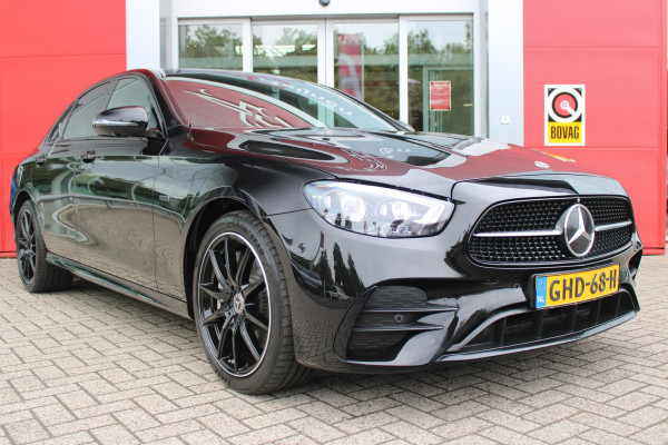 Mercedes-Benz E-Klasse 300e 320PK BUSINESS SOLUTION AMG NIGHT EDITION | MULTISPAAKS AMG VELGEN | 360° CAMERA | | TREKHAAK | MULTIBEAM MATRIX LED KOPLAMPEN | LED ACHTERLICHTEN | ELEKTRISCH VERSTELBARE VOORSTOELEN MET GEHEUGEN FUNCTIE |  ALCANTARA / KUNSTLEDEREN BEKLEDING | VOORSTOELEN VERWARMBAAR | FULL MAP MBUX AUGMENTED REALITY NAVIGATIE | VERKEERSLICHTWEERGAVE | APPLE CARPLAY / ANDROID AUTO | SFEERVERLICHTING | ELEKTRONIC CLIMATE CONTROL |