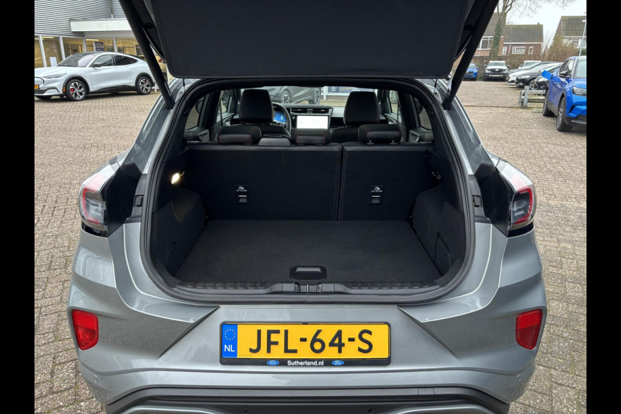 Ford Puma 1.0 EcoBoost Hybrid ST-Line X 155pk Automaat | Panoramadak | Afneembare trekhaak | Winter Pack | Adaptive cruise control | 360 graden camera | Bang&Olufsen | Elektrische achterklep | Matrix LED