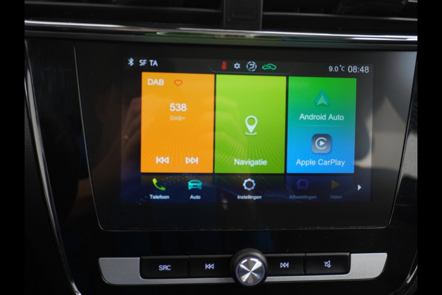 MG ZS AUT. EV Leder Pano-dak Adaptive-Cruise Apple Carplay Android Luxury Navi Camera Airco DAB+ EV45kWh Connected-Services Elec.Stoel+Verwarmd Keyless Lane/Speed Assist Bluetooth Led ESP BAS ASR Botswaarsch.Systeem Bordherkenning Lmv Pdc 3 fase laden