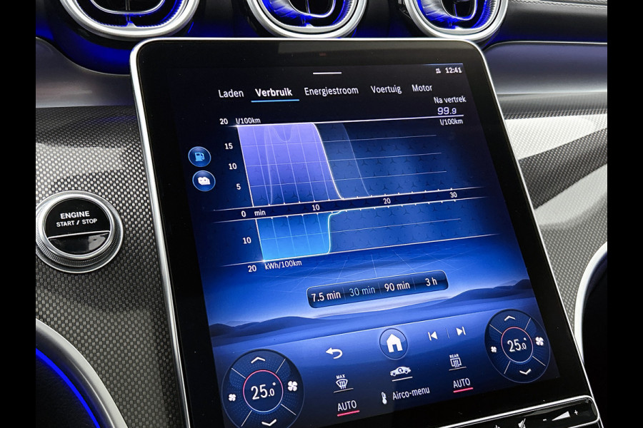 Mercedes-Benz GLC 300 e 4MATIC AMG Plug-In Hybride | 360  graden Camera | Memory seats | Schuifkanteldak | Sfeerverlichting | Chroompakket | Keyless entry Inclusief 24 maanden MB Certified garantie voor Europa.