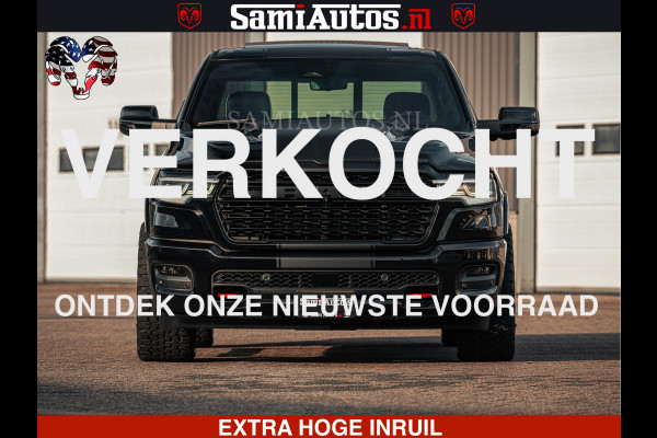 Dodge Ram Limited SPORT H.O 540HP 706Nm | Massage + Full Option | De Meest Luxe en Volle Pick-Up in zijn Klasse | Comfortabele Dubbele Cabine met Royale 5 Zitplaatsen | BPM vrij | Nu Leverbaar uit Voorraad | Voorraad Nr 2348 - 5158