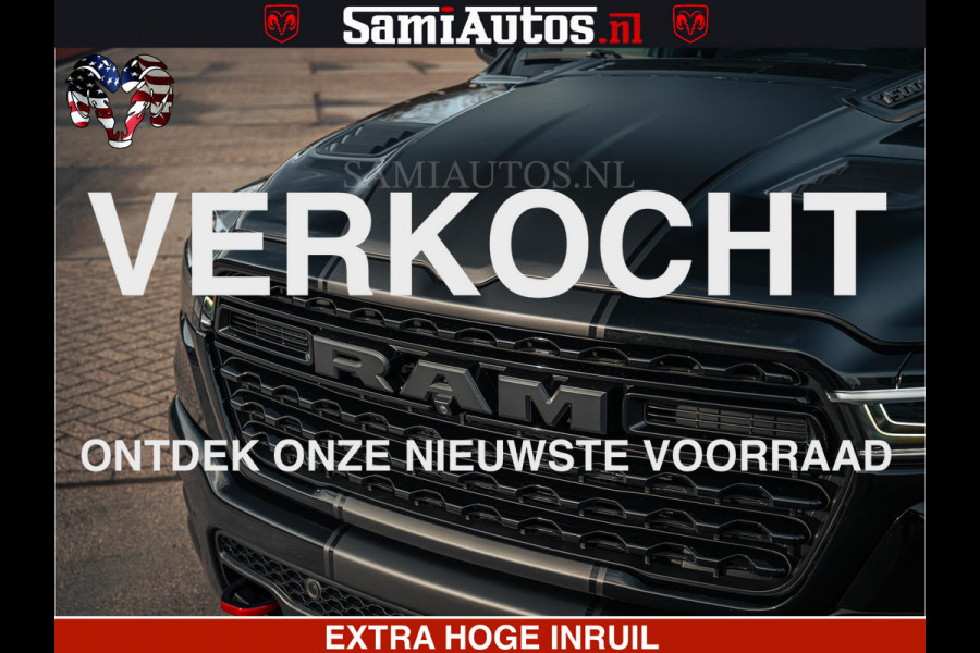 Dodge Ram Limited SPORT H.O 540HP 706Nm | Massage + Full Option | De Meest Luxe en Volle Pick-Up in zijn Klasse | Comfortabele Dubbele Cabine met Royale 5 Zitplaatsen | BPM vrij | Nu Leverbaar uit Voorraad | Voorraad Nr 2348 - 5158