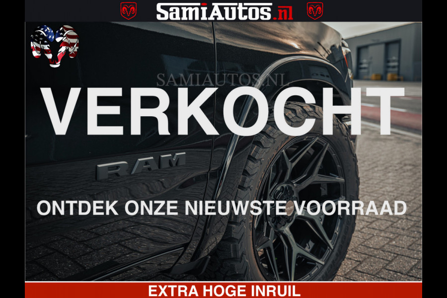 Dodge Ram Limited SPORT H.O 540HP 706Nm | Massage + Full Option | De Meest Luxe en Volle Pick-Up in zijn Klasse | Comfortabele Dubbele Cabine met Royale 5 Zitplaatsen | BPM vrij | Nu Leverbaar uit Voorraad | Voorraad Nr 2348 - 5158