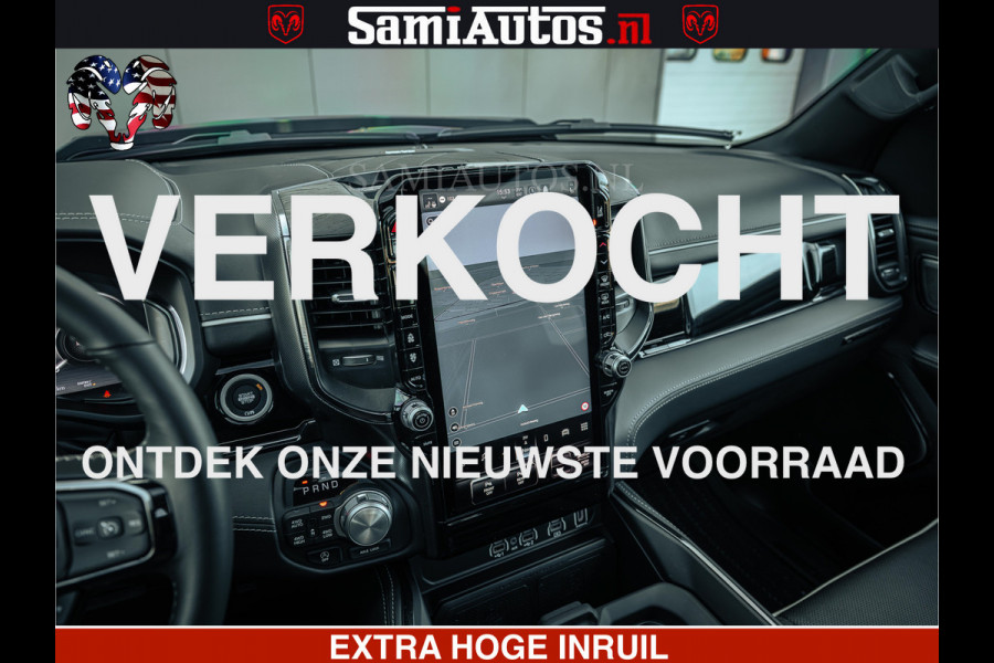 Dodge Ram Limited SPORT H.O 540HP 706Nm | Massage + Full Option | De Meest Luxe en Volle Pick-Up in zijn Klasse | Comfortabele Dubbele Cabine met Royale 5 Zitplaatsen | BPM vrij | Nu Leverbaar uit Voorraad | Voorraad Nr 2348 - 5158