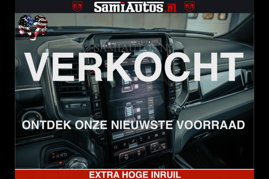 Dodge Ram Limited SPORT H.O 540HP 706Nm | Massage + Full Option | De Meest Luxe en Volle Pick-Up in zijn Klasse | Comfortabele Dubbele Cabine met Royale 5 Zitplaatsen | BPM vrij | Nu Leverbaar uit Voorraad | Voorraad Nr 2348 - 5158