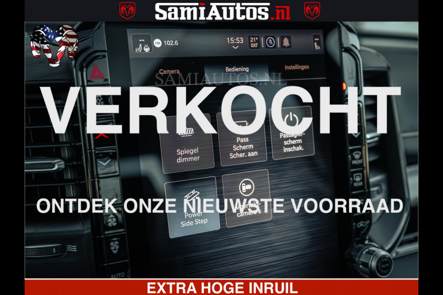 Dodge Ram Limited SPORT H.O 540HP 706Nm | Massage + Full Option | De Meest Luxe en Volle Pick-Up in zijn Klasse | Comfortabele Dubbele Cabine met Royale 5 Zitplaatsen | BPM vrij | Nu Leverbaar uit Voorraad | Voorraad Nr 2348 - 5158