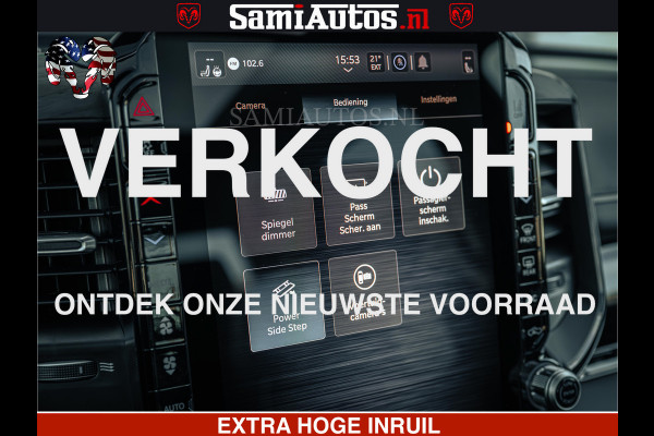 Dodge Ram Limited SPORT H.O 540HP 706Nm | Massage + Full Option | De Meest Luxe en Volle Pick-Up in zijn Klasse | Comfortabele Dubbele Cabine met Royale 5 Zitplaatsen | BPM vrij | Nu Leverbaar uit Voorraad | Voorraad Nr 2348 - 5158