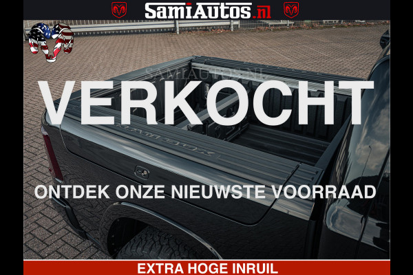 Dodge Ram Limited SPORT H.O 540HP 706Nm | Massage + Full Option | De Meest Luxe en Volle Pick-Up in zijn Klasse | Comfortabele Dubbele Cabine met Royale 5 Zitplaatsen | BPM vrij | Nu Leverbaar uit Voorraad | Voorraad Nr 2348 - 5158