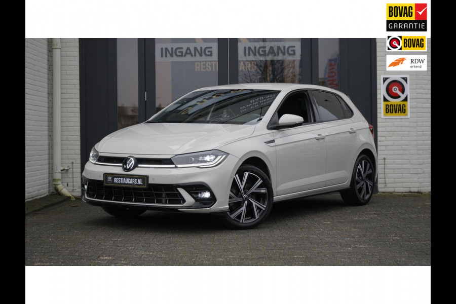 Volkswagen Polo 1.0 TSI 3x R-Line 110PK AUTOMAAT-ACC-CAMERA-CARPLAY-DAB-GROOT NAVI-IQ LIGHT-KEYLESS-VIRTUEEL