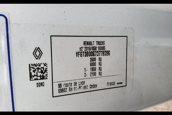 Renault Master BPM VRIJ - 150.35 FWD EURO 6 EL - LAADBAK & LAADKLEP - V-52-KRT - REG. 2024