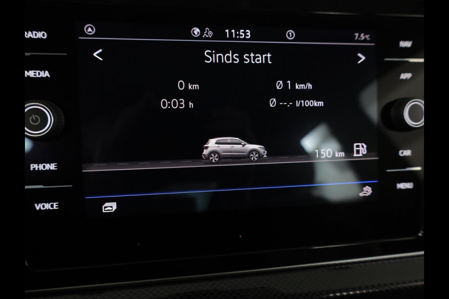 Volkswagen T-Cross 1.0 TSI Style 115PK DSG | Navigatie | Parkeercamera | 18"LM velgen | Matrix koplampen |