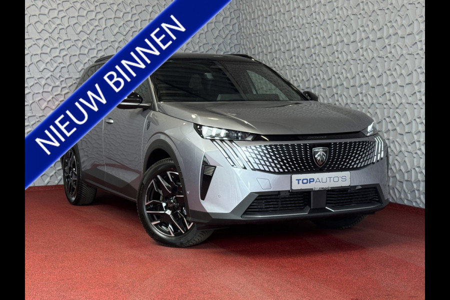 Peugeot 5008 1.2 HYBRID 145 GT GLAZENDAK 7PERS STOEL/STUUR VERW. ELEK.KLEP LED 7P 7 Persoons
