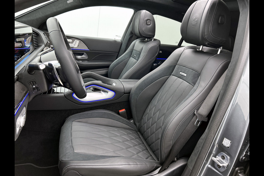 Mercedes-Benz GLE Coupé AMG 53 Hybrid 4MATIC+ Night Edition Premium Plus | Sierelementen AMG carbon | Winterpakket | Remklauwen rood | 22 inch AMG velgen | Stoelventilatie voor | Stoelverwarming achter | Dakhemel alcantara | Rijassistentiepakket | 360°-camera | Head-up display | Sluitbekrachtiging  |