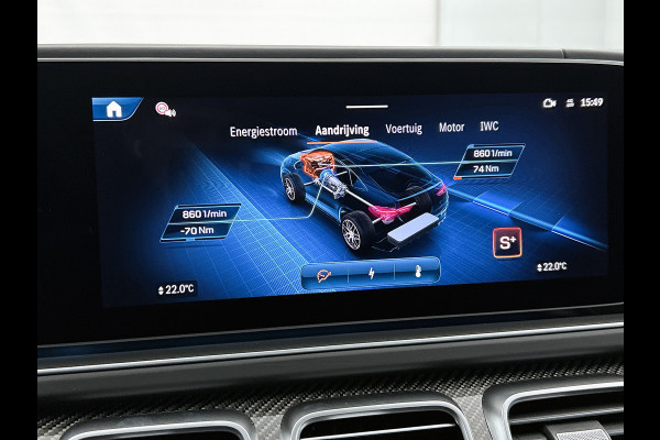 Mercedes-Benz GLE Coupé AMG 53 Hybrid 4MATIC+ Night Edition Premium Plus | Sierelementen AMG carbon | Winterpakket | Remklauwen rood | 22 inch AMG velgen | Stoelventilatie voor | Stoelverwarming achter | Dakhemel alcantara | Rijassistentiepakket | 360°-camera | Head-up display | Sluitbekrachtiging  |