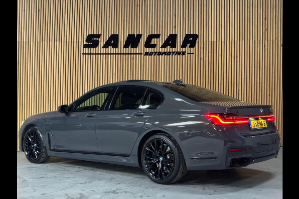 BMW 7 Serie 745e High Executive M-sport Carbon Core PANO|SOFT CLOSE|HUD|H&K|SHADOW|LASER|MASSAGE V&A|STOEL VENTILATIE