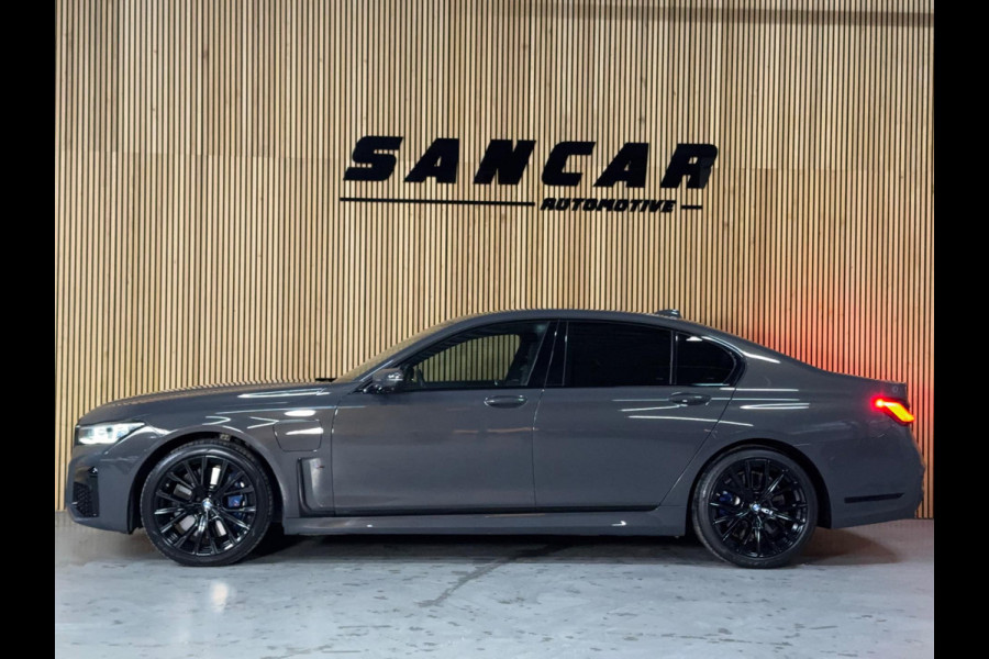 BMW 7 Serie 745e High Executive M-sport Carbon Core PANO|SOFT CLOSE|HUD|H&K|SHADOW|LASER|MASSAGE V&A|STOEL VENTILATIE