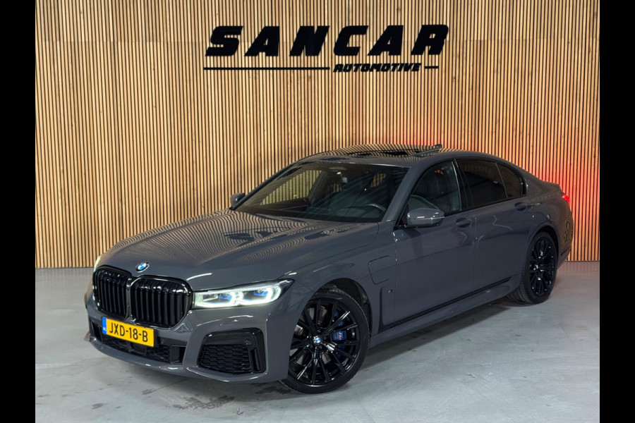 BMW 7 Serie 745e High Executive M-sport Carbon Core PANO|SOFT CLOSE|HUD|H&K|SHADOW|LASER|MASSAGE V&A|STOEL VENTILATIE