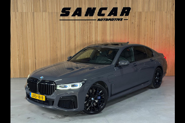 BMW 7 Serie 745e High Executive M-sport Carbon Core PANO|SOFT CLOSE|HUD|H&K|SHADOW|LASER|MASSAGE V&A|STOEL VENTILATIE
