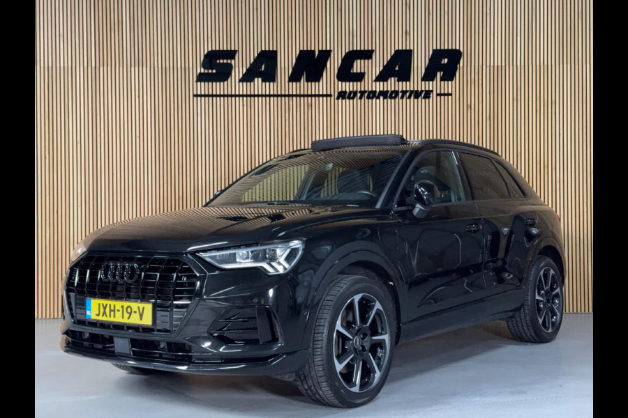 Audi Q3 45 TFSI e S edition Full BLACK|PANO|SONOS|AMBIENT|CAM|KEYLESS|CRUISECONTROL|19 INCH LMV