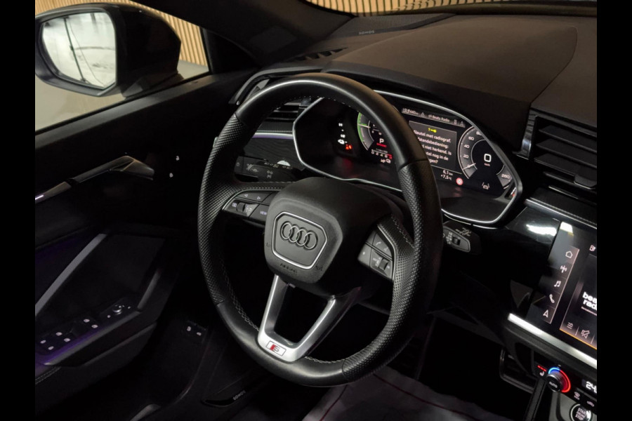 Audi Q3 45 TFSI e S edition Full BLACK|PANO|SONOS|AMBIENT|CAM|KEYLESS|CRUISECONTROL|19 INCH LMV