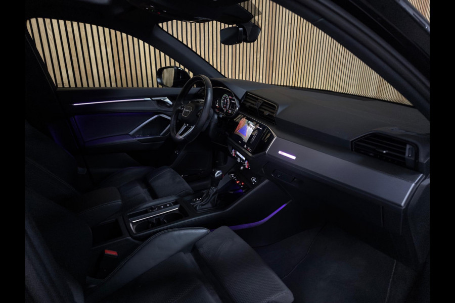 Audi Q3 45 TFSI e S edition Full BLACK|PANO|SONOS|AMBIENT|CAM|KEYLESS|CRUISECONTROL|19 INCH LMV