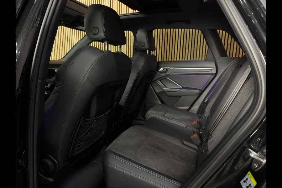 Audi Q3 45 TFSI e S edition Full BLACK|PANO|SONOS|AMBIENT|CAM|KEYLESS|CRUISECONTROL|19 INCH LMV