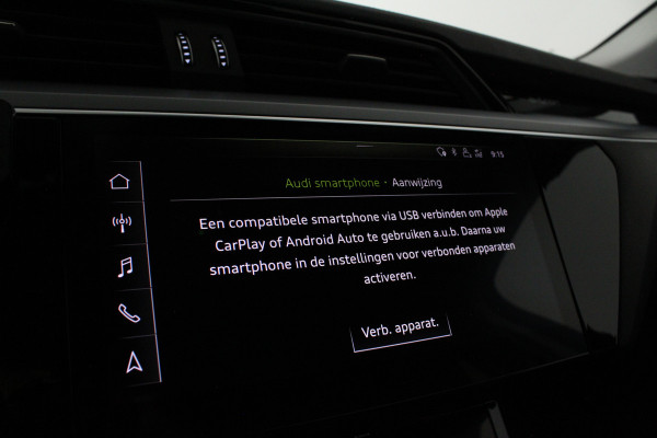 Audi e-tron 55 quattro advanced Pro Line Plus 95 kWh Leer/Memory/Trekhaak/Galaxis blauw/Adaptive Cruise Control