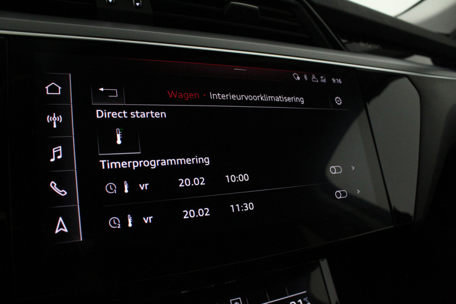 Audi e-tron 55 quattro advanced Pro Line Plus 95 kWh Leer/Memory/Trekhaak/Galaxis blauw/Adaptive Cruise Control