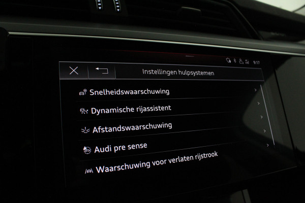 Audi e-tron 55 quattro advanced Pro Line Plus 95 kWh Leer/Memory/Trekhaak/Galaxis blauw/Adaptive Cruise Control
