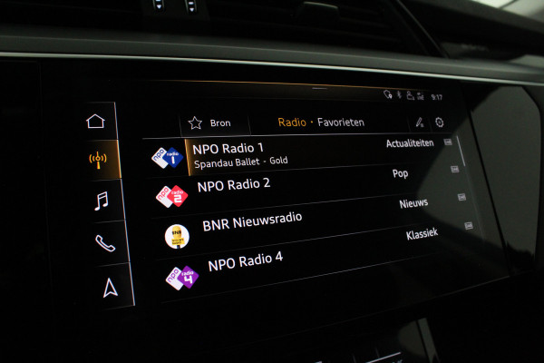 Audi e-tron 55 quattro advanced Pro Line Plus 95 kWh Leer/Memory/Trekhaak/Galaxis blauw/Adaptive Cruise Control