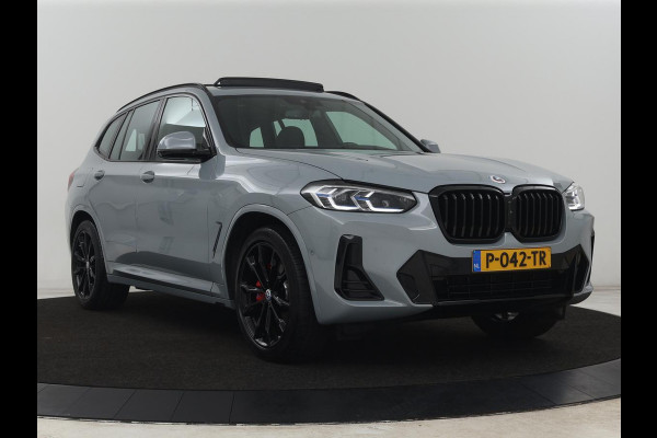 BMW X3 xDrive30e M Sport | Panoramadak | Head-Up | Stoelverwarming | Trekhaak | 360 Camera | Leder | Sportstoelen | Carplay | Sfeerverlichting | Laserlicht | Live Cockpit | Navigatie | PHEV | Plug In