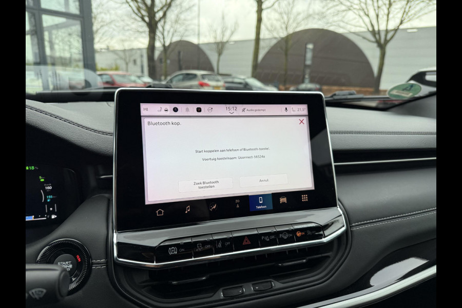 Jeep Compass 1.3T 4 x e 240 | 80th Anniversary PHEV 4WD| STOEL + STUURVERWARMING| ADAPTIVE CRUISE CONTROL| ACHTERUITRIJCAMERA| ELEKTRISCHE STOELEN| KEYLESS| 19 INCH! |SUPER COMPLEET UITGEVOERD! |