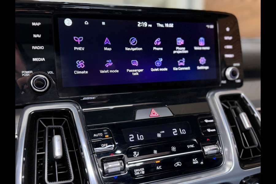 Kia Sorento 1.6 T-GDI Plug-in Hybrid 4WD ExecutiveLine 7p.| Platinum Edition | Panorama | Ambient | ACC | HuD | 360 camera | Bose