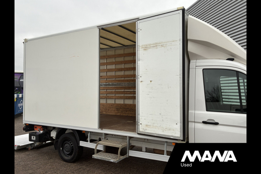 Volkswagen Crafter 2.0TDI 177PK Bakwagen Laadklep 750kg Lat om Lat Trekhaak Zijdeur Lederen bekleding Airco