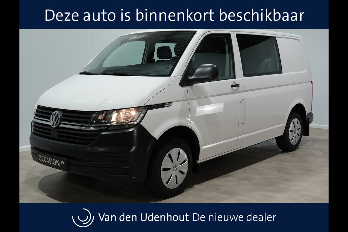 Volkswagen Transporter 2.0 TDI 110pk L1H1 Dubbele Cabine DC Navigatie via app Android/Carplay Airco DAB