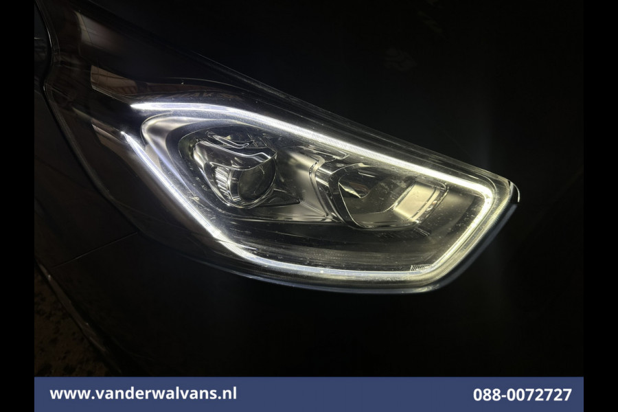 Ford Transit Custom 2.0 TDCI 131pk L2H1 Euro6 Airco | Camera | LED | Cruisecontrol | Verwarmde voorruit Parkeersensoren, Bijrijdersbank, 2800kg trekvermogen