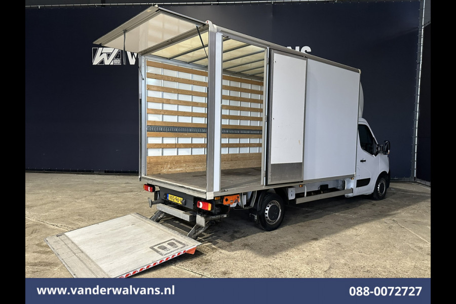 Renault Master 2.3 dCi 146pk Bakwagen 233cm Hoog Laadklep Zijdeur Euro6 Airco | LED | Lat om Lat Betimmering Cruisecontrol, Bijrijdersbank