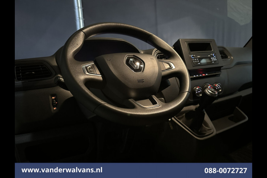 Renault Master 2.3 dCi 146pk Bakwagen 233cm Hoog Laadklep Zijdeur Euro6 Airco | LED | Lat om Lat Betimmering Cruisecontrol, Bijrijdersbank